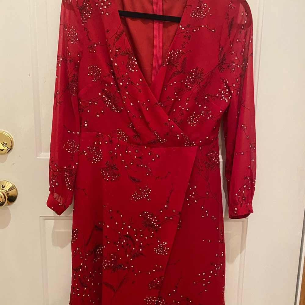 Never worn Red Madewell Dress. Great condition! Perfect for any season!